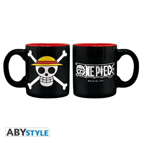Coffret - One Piece - Pack Verre 29cl + Porte-clés + Mini Mug Skull Luffy